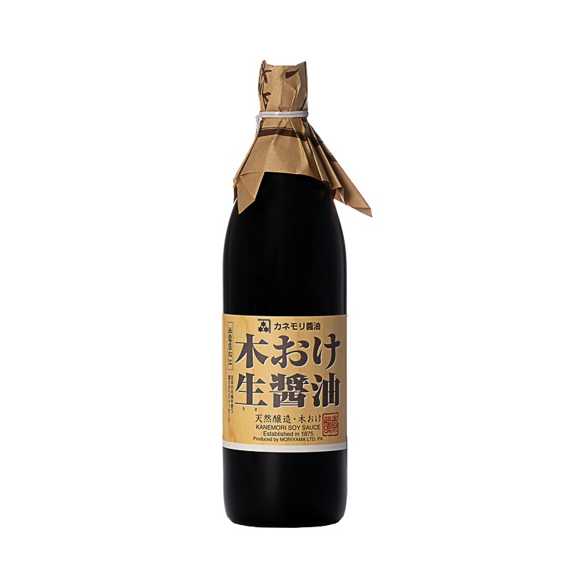 木おけ生醤油 (Kioke raw soy sauce) 900ml