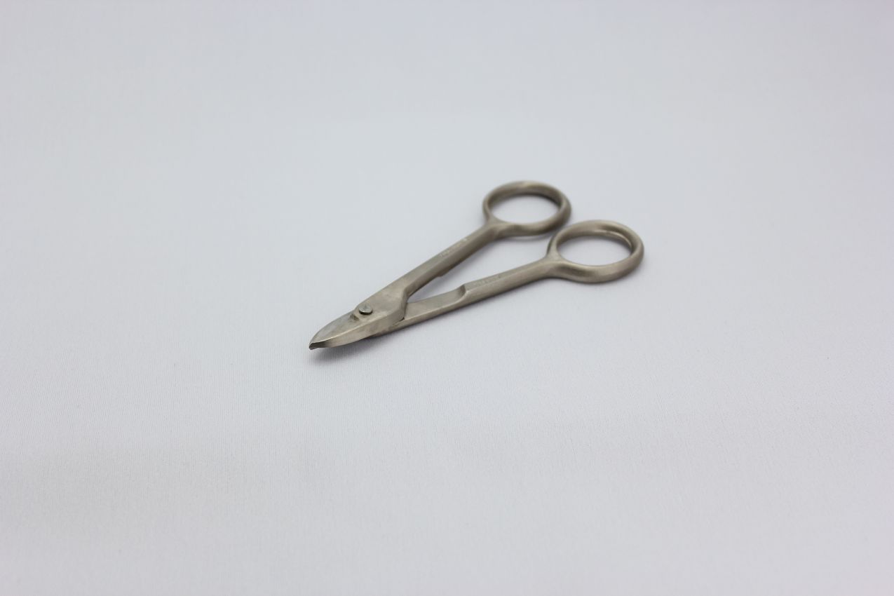 剪定鋏,盆栽鋏,盆栽道具,昌国,白染針金切小鋏