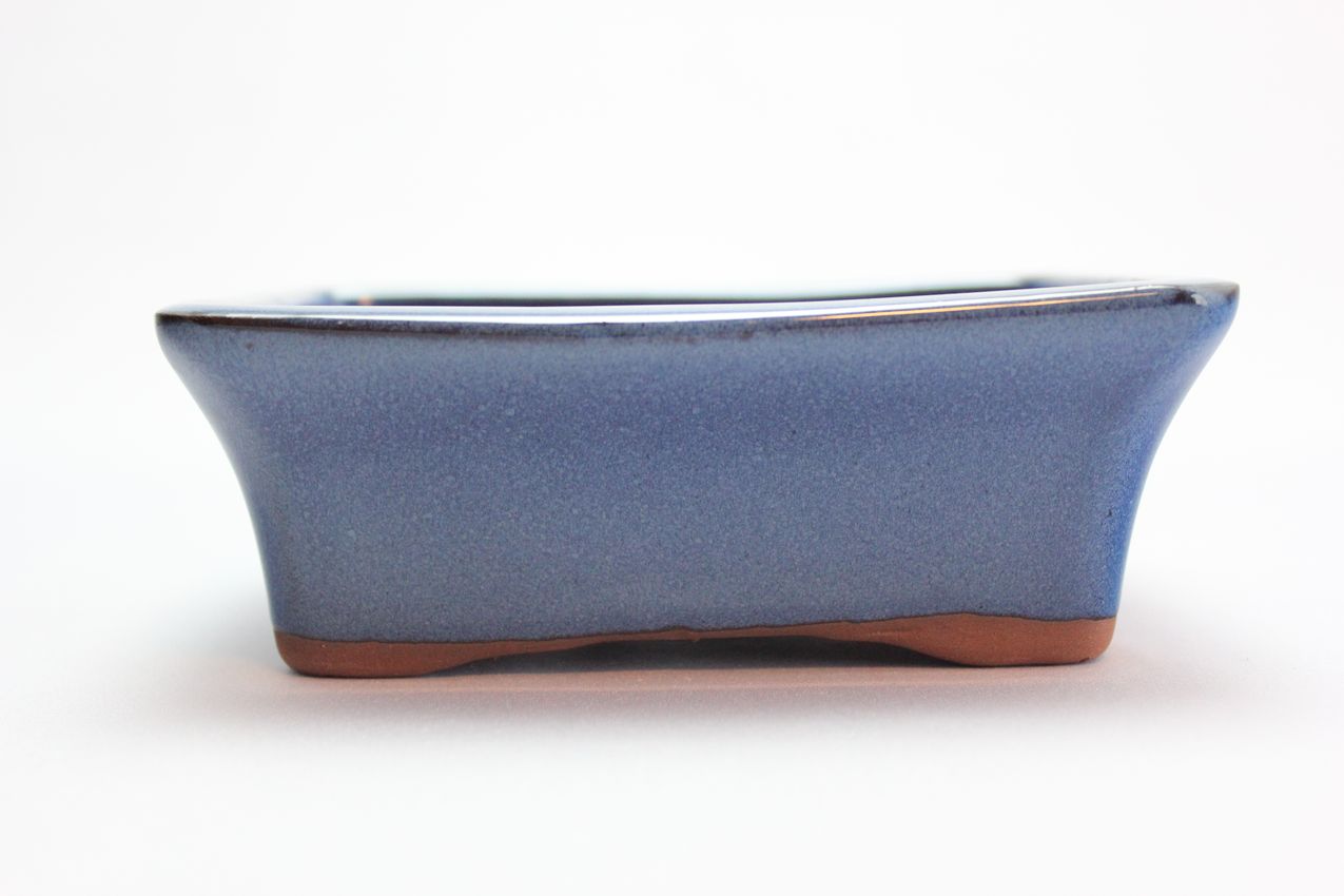 長方反方切足,生子,5号,中国鉢,植木鉢