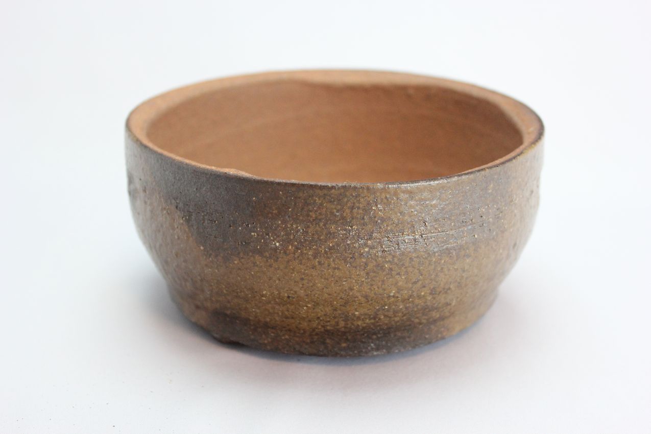 文五郎,古風,6号,信楽焼,植木鉢