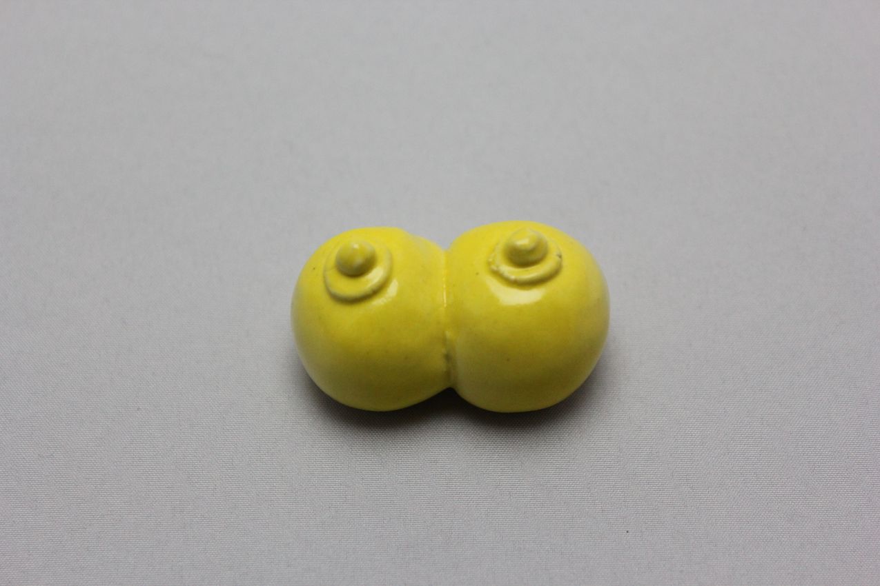 Rey作,おっぱい,盆栽道具置き(イエロー),添景,マン盆栽