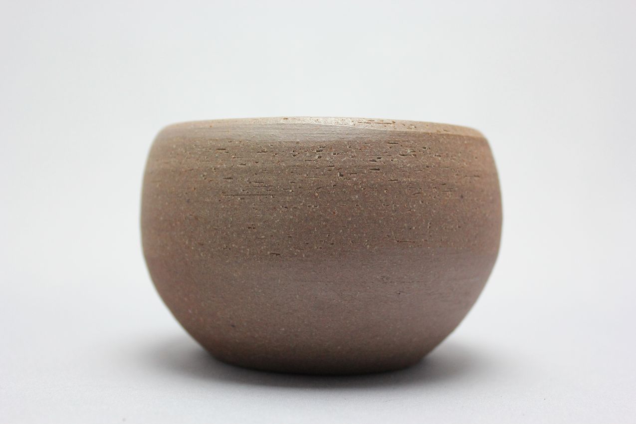 丸球鉢,梨地,3号,萬古焼,植木鉢