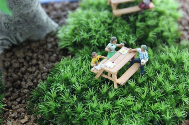 マン盆栽,盆栽ジオラマ,盆栽フィギュア,ミニ盆栽,苔玉