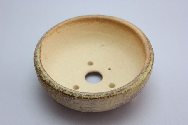 鉄鉢丸,4号,信楽焼,植木鉢,盆栽鉢
