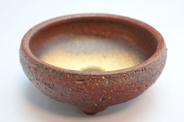 岩石鉄鉢,5号,信楽焼,植木鉢,盆栽鉢