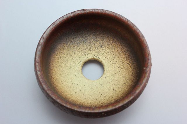 岩石鉄鉢,5号,信楽焼,植木鉢,盆栽鉢