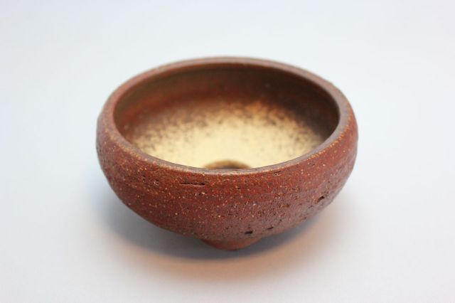 岩石鉄鉢,4号,信楽焼,植木鉢,盆栽鉢