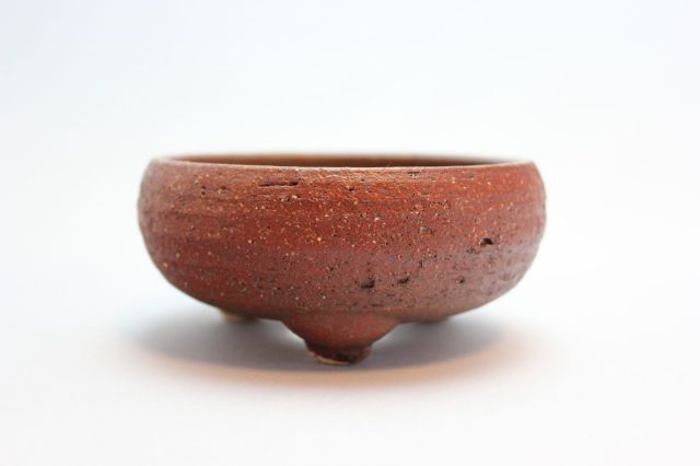 岩石鉄鉢,4号,信楽焼,植木鉢,盆栽鉢