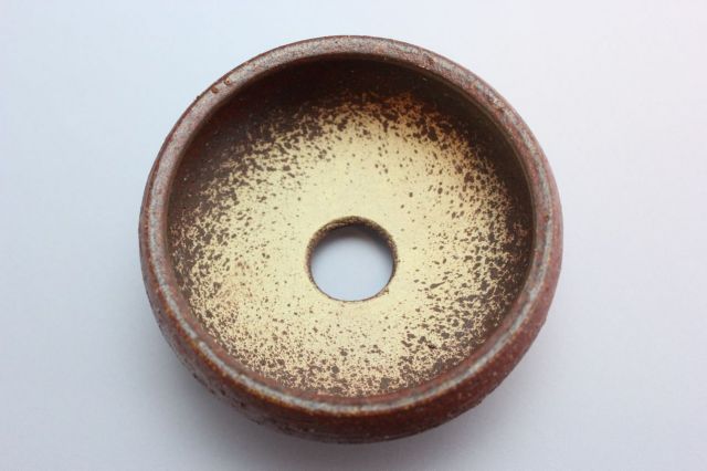 岩石鉄鉢,4号,信楽焼,植木鉢,盆栽鉢