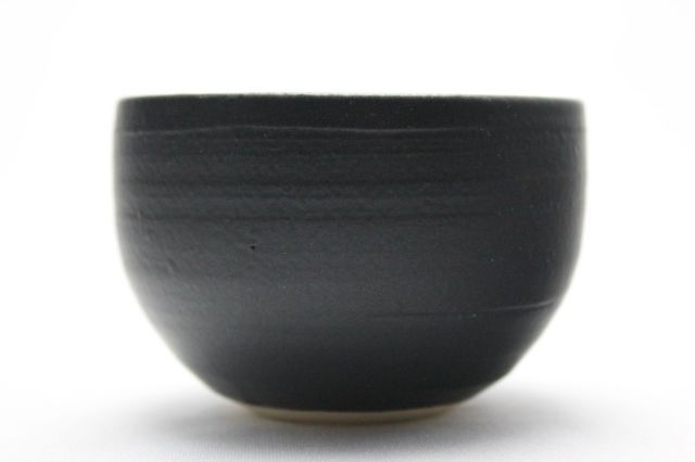 益造作,黒碗型,3号,信楽焼,植木鉢