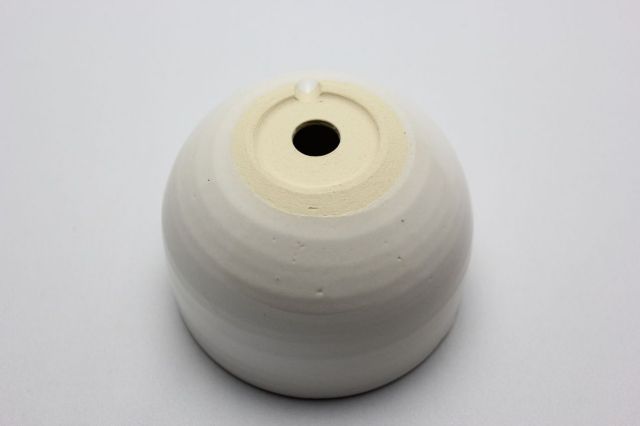 益造作,白碗型,4号,信楽焼,植木鉢
