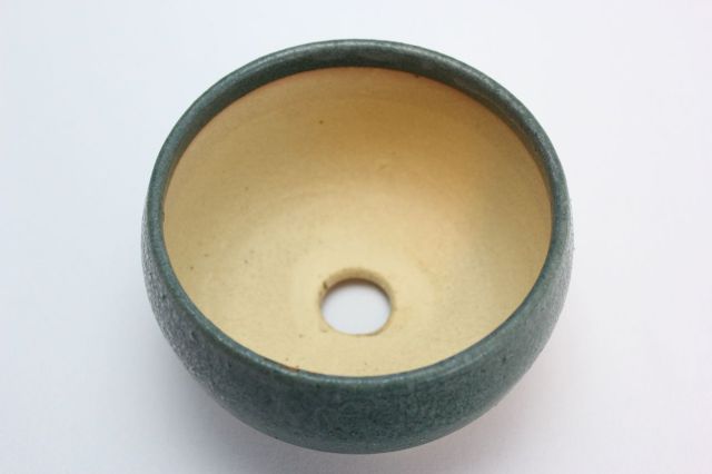 青銅鉄鉢丸,4.5号,信楽焼,植木鉢,盆栽鉢