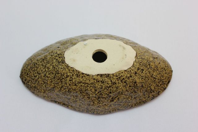 金そば船型,5号,信楽焼,植木鉢,盆栽鉢