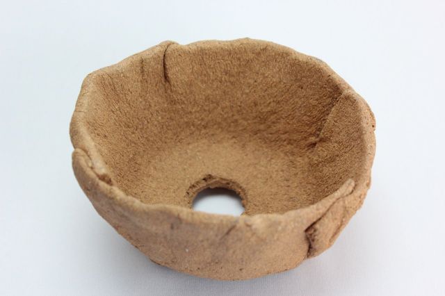 焼締ひねり,5号,信楽焼,植木鉢,盆栽鉢