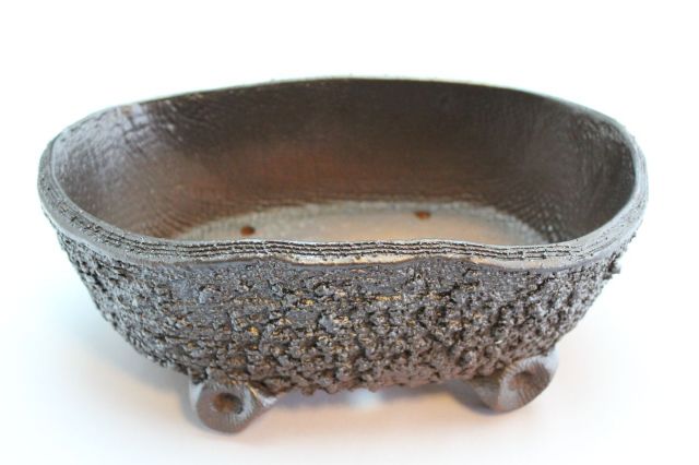 小判型,7.5号,信楽焼,植木鉢,盆栽鉢