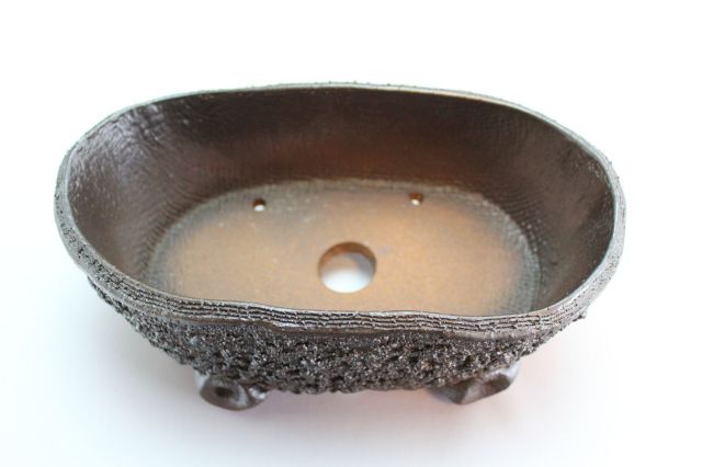 小判型,7.5号,信楽焼,植木鉢,盆栽鉢