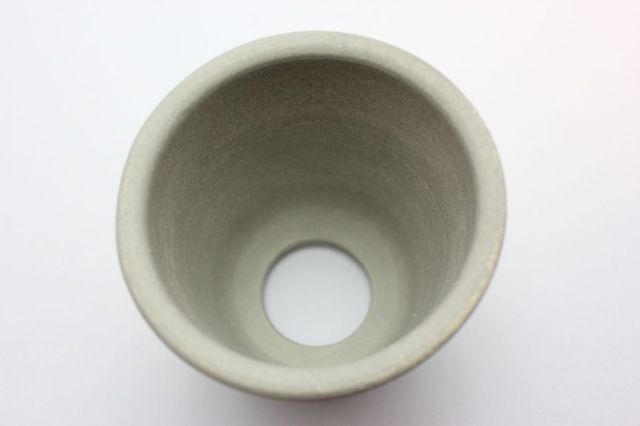 深切立鼠色,4号,信楽焼,植木鉢,盆栽鉢