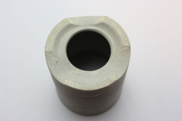 深切立鼠色,4号,信楽焼,植木鉢,盆栽鉢