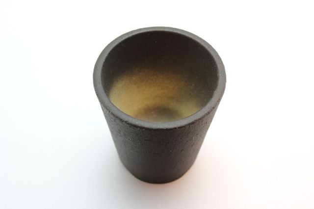 深切立黒色,4号,信楽焼,植木鉢,盆栽鉢