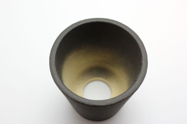 深切立黒色,4号,信楽焼,植木鉢,盆栽鉢