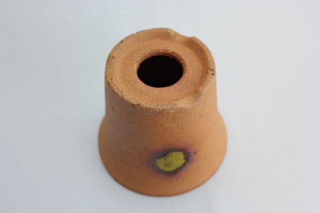 吹そり,3.5号,信楽焼,植木鉢,盆栽鉢