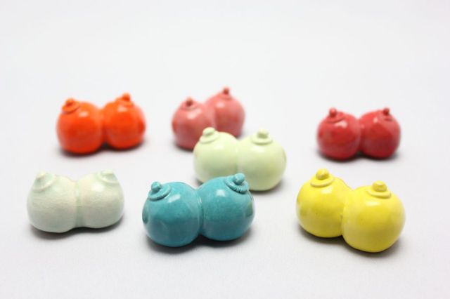 Rey作,おっぱい,盆栽道具置き(レッド),添景,マン盆栽