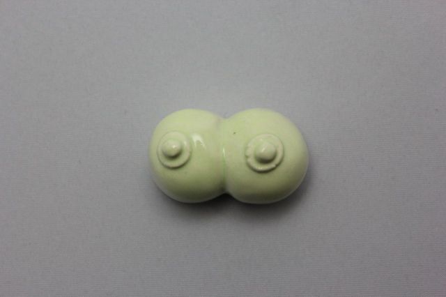 Rey作,おっぱい,盆栽道具置き(ライトグリーン),添景,マン盆栽