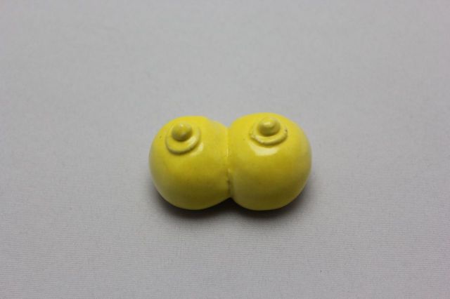 Rey作,おっぱい,盆栽道具置き(イエロー),添景,マン盆栽