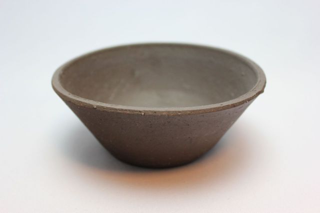 ウデ荒土そり丸,4号,常滑焼,植木鉢,盆栽鉢