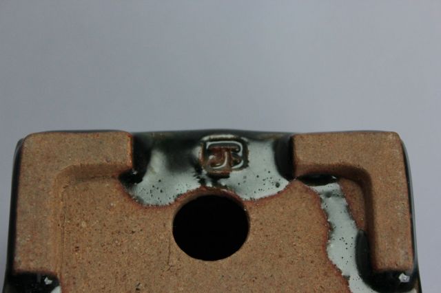 誠山,長角切立,3.5号,常滑焼,植木鉢