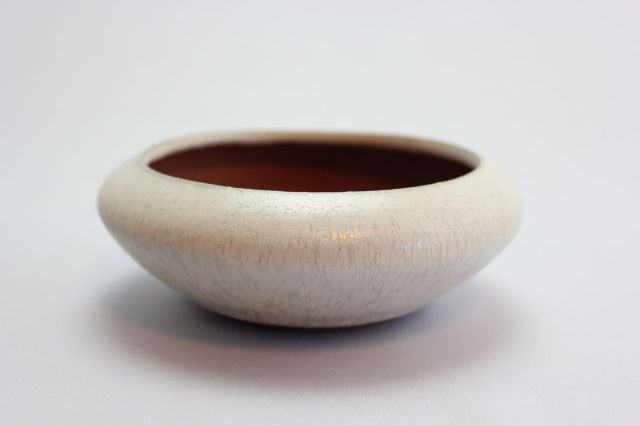 燿山丸鉄鉢,4号,常滑焼,植木鉢,盆栽鉢