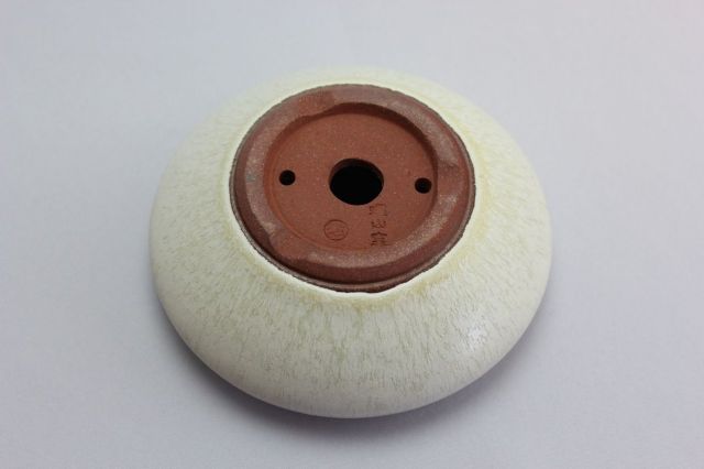 燿山丸鉄鉢,4号,常滑焼,植木鉢,盆栽鉢