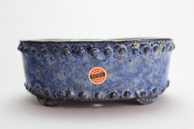 秀峰,小判鉄打生子,4.5号,常滑焼,植木鉢