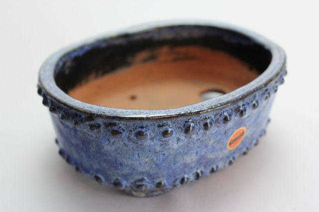 秀峰,小判鉄打生子,4.5号,常滑焼,植木鉢