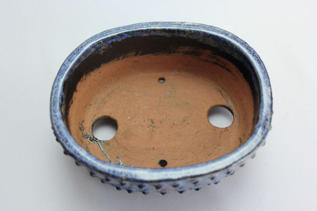 秀峰,小判鉄打生子,4.5号,常滑焼,植木鉢