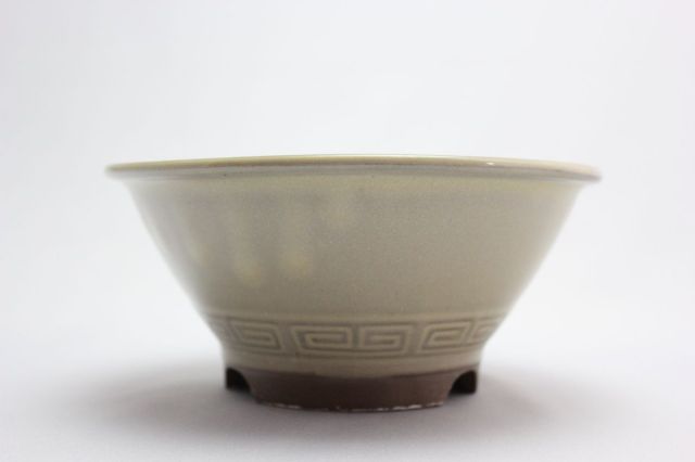 すり鉢,クリーム5号,萬古焼,植木鉢,盆栽鉢