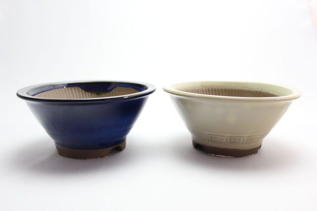 すり鉢,クリーム5号,萬古焼,植木鉢,盆栽鉢