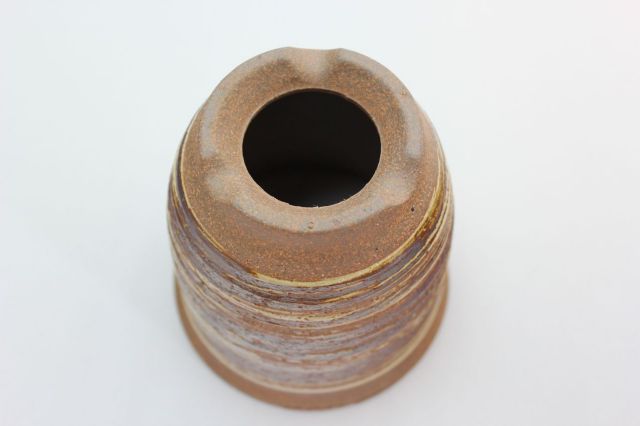 雪割草鉢,刷毛目,3.5号,萬古焼,植木鉢