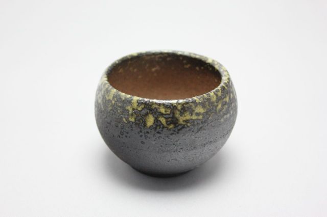 丸球鉢,金吹,萬古焼,植木鉢,盆栽鉢