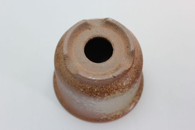 えびね鉢,荒泥吹,4号,萬古焼,植木鉢