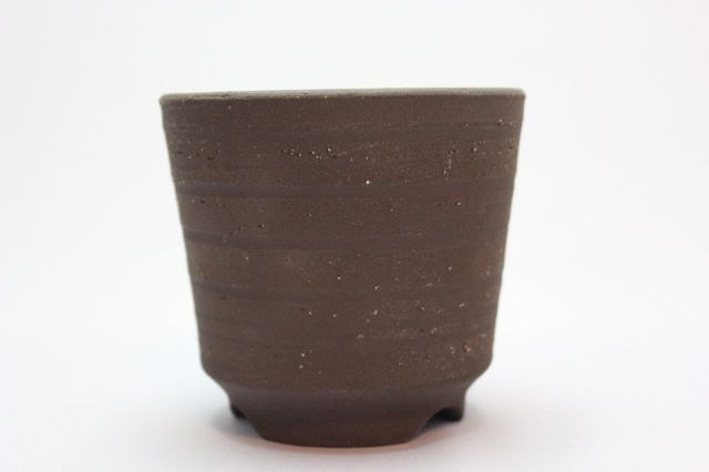 丸,荒土,3号,萬古焼,植木鉢
