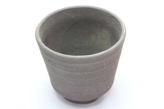 丸,荒土,3号,萬古焼,植木鉢