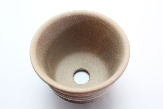 エビネ鉢,刷毛目,5号,萬古焼,植木鉢
