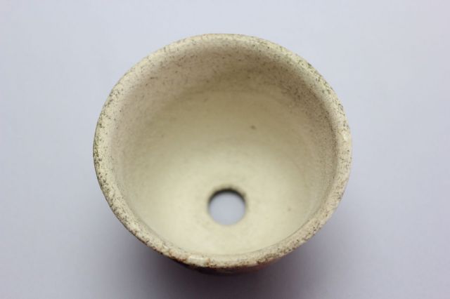 丸深,吹,3号,萬古焼,植木鉢