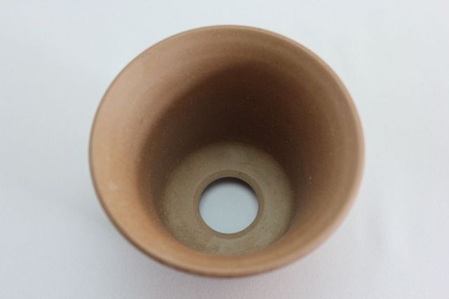 吹丸ソリ形,3.5号,萬古焼,植木鉢,盆栽鉢