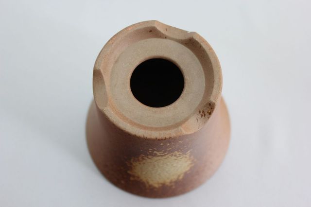 吹丸ソリ形,3.5号,萬古焼,植木鉢,盆栽鉢