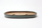 楕円切立（浅）,織部,6号,中国鉢,植木鉢