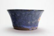 秀峰,丸反形下帯生子,4号,常滑焼,植木鉢
