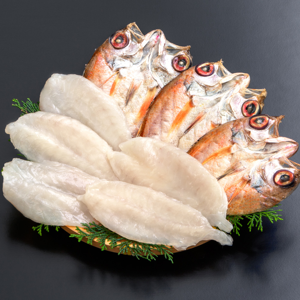 ふぐ・のどぐろ一夜干詰合せ