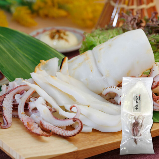 国産「釣りもの」だけを使用！白いかの旨みを堪能できる 白いか一夜干